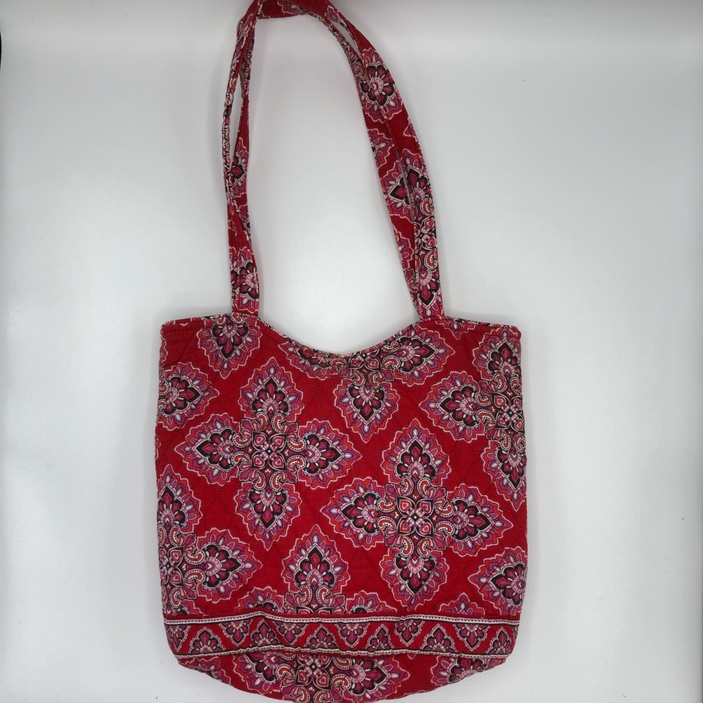 Vera Bradley Frankly Scarlet Bucket Tote Retired